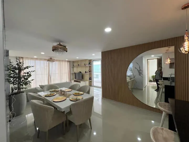 Apartamento Hermoso Con Vista Al Mar Muy Bien Ubicado Lejlighed Cartagena 0*,