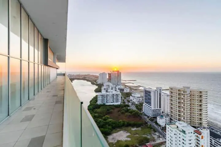 Apartamento Hermoso Con Vista Al Mar Muy Bien Ubicado Lejlighed Cartagena Colombia